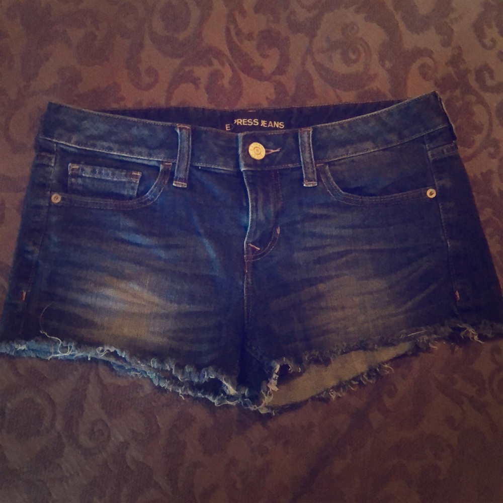 Express cut off shorts